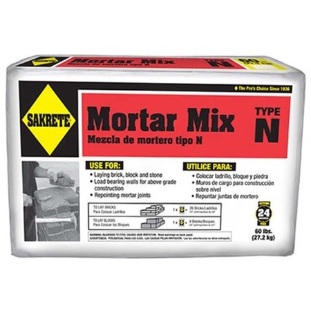 Sakrete Sakrete 65306214 60 lbs. Type N Regular Strength Mortar Mix 211433